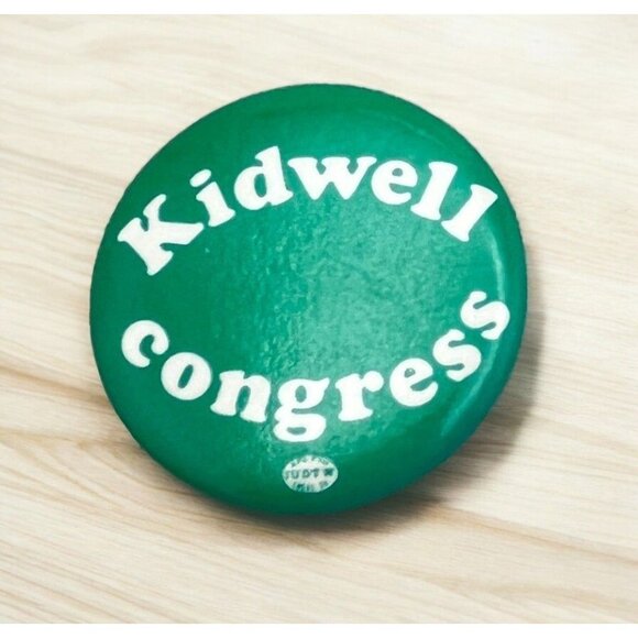 Kidwell for Congress Vintage Campaign Button Political Pinback Indiana Pin - Picture 1 of 5
